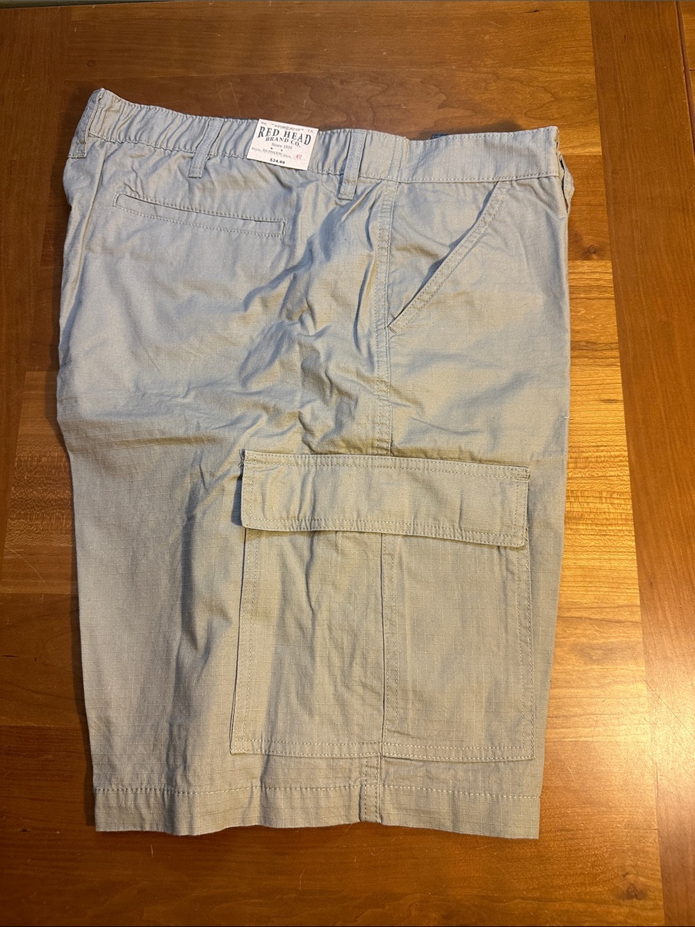 RedHead Men's Light Khaki Cargo Shorts NWT Waist 42
